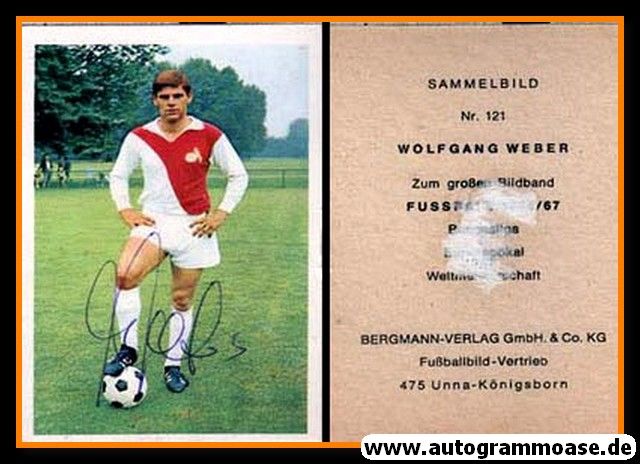 Autogramm Fussball | 1. FC Köln | 1966 | Wolfgang WEBER (Bergmann 121)