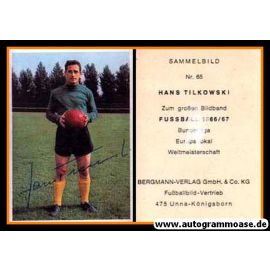 Autogramm Fussball | Borussia Dortmund | 1966 | Hans TILKOWSKI (Bergmann 065)