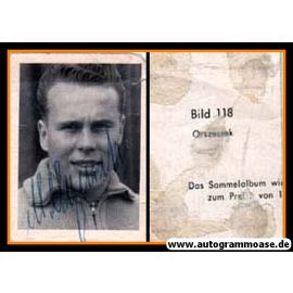 Autogramm Fussball | FC Schalke 04 | 1950er | Manfred ORZESSEK (Sabi SW)