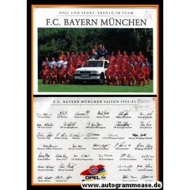 Autogramm Fussball | FC Bayern München | 1992 | Zlatko CAJKOVSKI (2)
