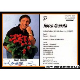 Autogramm Schlager | Rocco GRANATA | 1970 "Sarah" (Portrait Color Pilz)