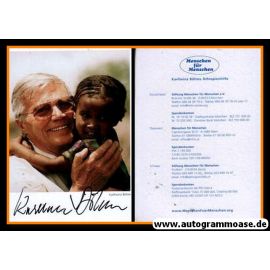 Autogramm Schauspieler | Karlheinz BÖHM | 1990er (Menschen Für Menschen)
