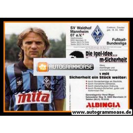 Autogramm Fussball | SV Waldhof Mannheim | 1989 | Zvezdan CVETKOVIC