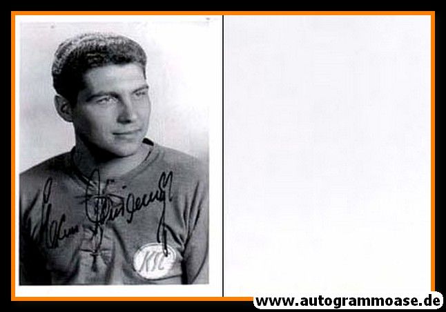 Autogramm Fussball | Karlsruher SC | 1950er | Hans CIESLARCZYK (Portrait SW) 2