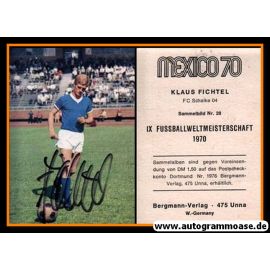 Autogramm Fussball | FC Schalke 04 | 1970 WM | Klaus FICHTEL (Bergmann 028)