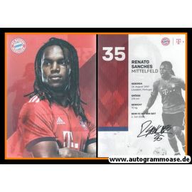 Autogramm Fussball | FC Bayern München | 2018 Druck | Renato SANCHES
