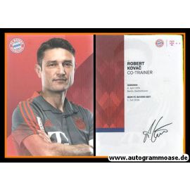 Autogramm Fussball | FC Bayern München | 2018 Druck | Robert KOVAC