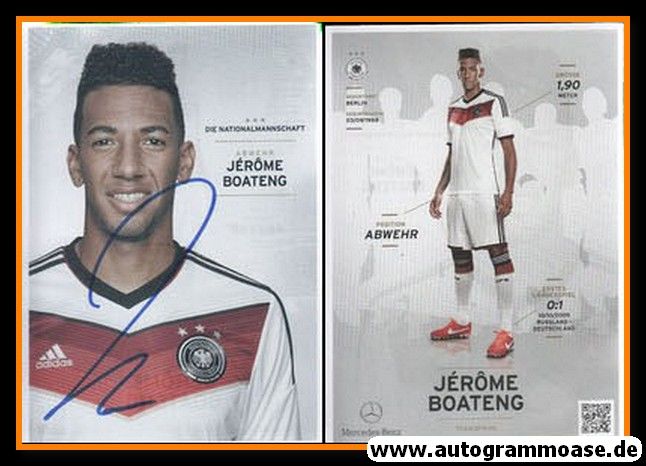 Autogramm Fussball | DFB | 2014 Adidas | Jerome BOATENG (3 Sterne)