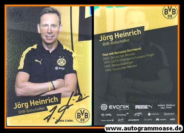 Autogramm Fussball | Borussia Dortmund | 2014 | Jörg HEINRICH