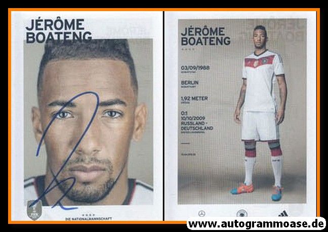 Autogramm Fussball | DFB | 2014 Adidas | Jerome BOATENG (4 Sterne)