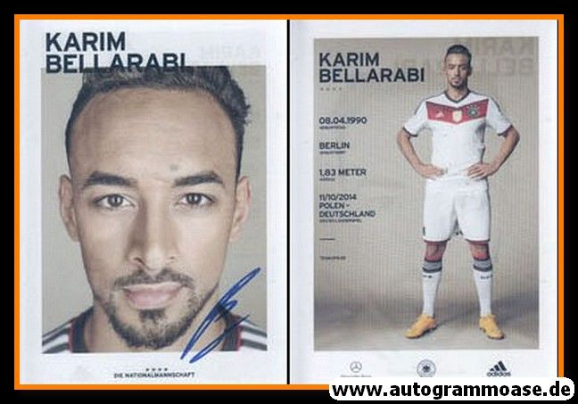 Autogramm Fussball | DFB | 2014 Adidas | Karim BELLARABI (4 Sterne)