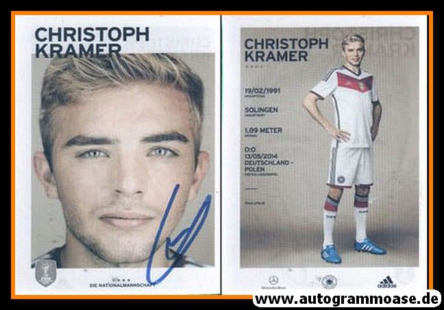Autogramm Fussball | DFB | 2014 Adidas | Christoph KRAMER (4 Sterne)