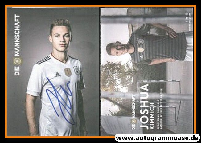 Autogramm Fussball | DFB | 2017 Adidas | Joshua KIMMICH