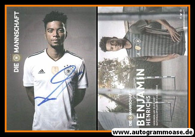 Autogramm Fussball | DFB | 2017 Adidas | Benjamin HENRICHS