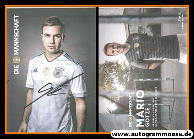 Autogramm Fussball | DFB | 2017 Adidas | Mario GÖTZE