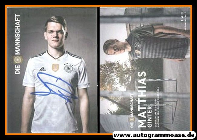 Autogramm Fussball | DFB | 2017 Adidas | Matthias GINTER