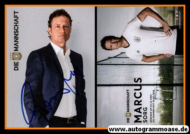 Autogramm Fussball | DFB | 2017 Adidas | Marcus SORG