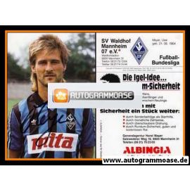 Autogramm Fussball | SV Waldhof Mannheim | 1989 | Uwe MEYER
