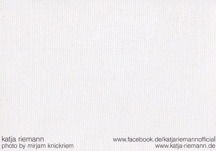 Autogramm Schauspieler | Katja RIEMANN | 2010er (Portrait SW) Knickriem
