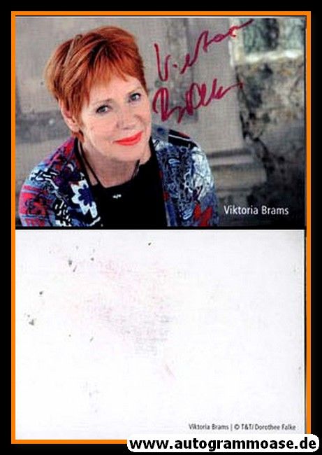Autogramm Schauspieler | Viktoria BRAMS | 2000er (Portrait Color) Falke