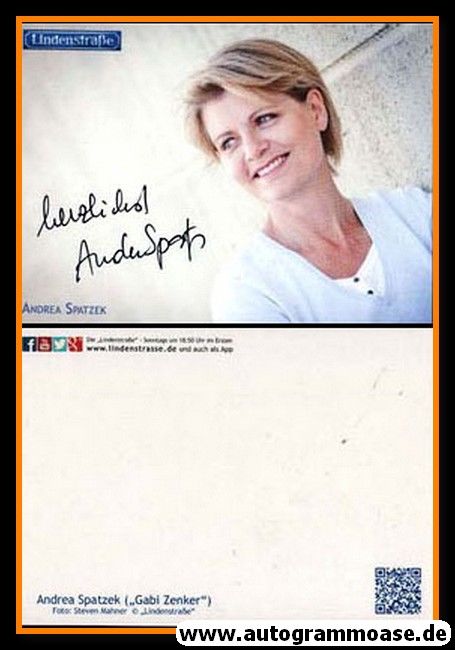 Autogramm TV | ARD | Andrea SPATZEK | 2010er "Lindenstrasse" (Mahner) 1