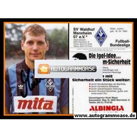 Autogramm Fussball | SV Waldhof Mannheim | 1989 | Jochen MÜLLER