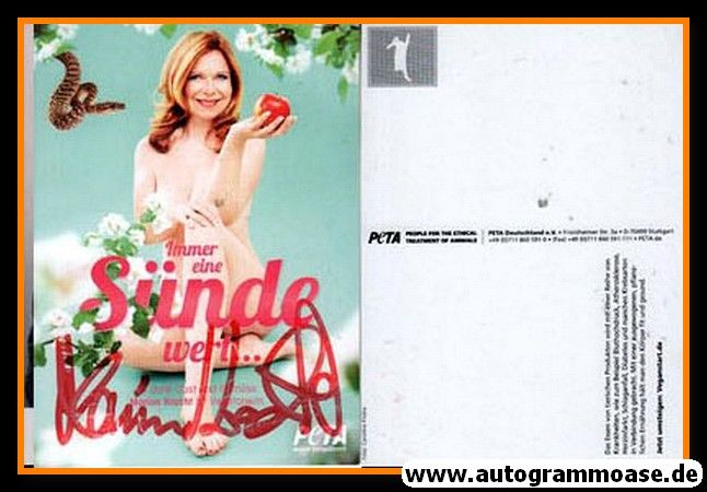 Autogramm Schauspieler | Marion KRACHT | 2010er (Portrait Color) PETA