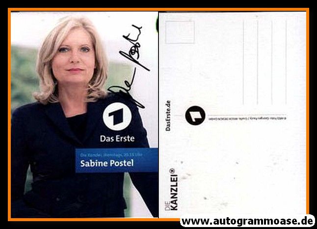Autogramm TV | ARD | Sabine POSTEL | 2010er "Die Kanzlei"