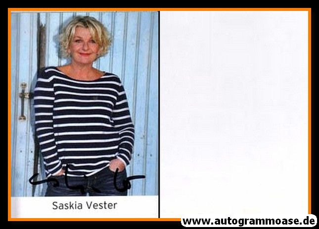 Autogramm Schauspieler | Saskia VESTER | 2010er (Portrait Color)