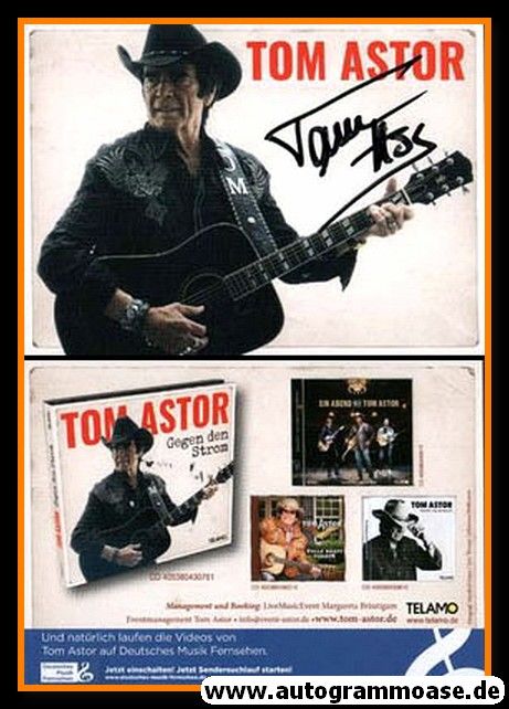 Autogramm Country | Tom ASTOR | 2018 "Gegen Den Strom" (Portrait Color Telamo)