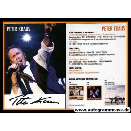 Autogramm Rock | Peter KRAUS | 2014 "Zeitensprung" (Portrait Color) 1
