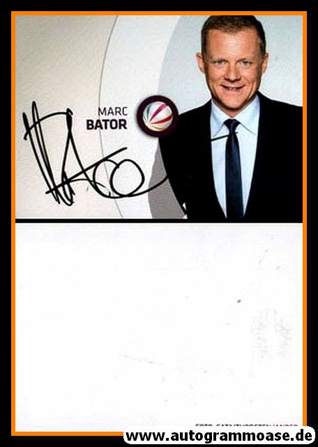 Autogramm TV | SAT1 | Marc BATOR | 2010er (Portrait Color)