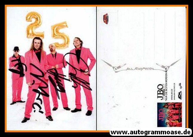 Autogramme Rock | JBO | 2014 "Nur Die Besten Werden Alt" (Gruppenbild Color)