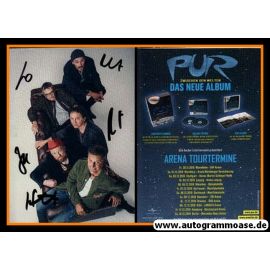 Autogramme Schlager | PUR | 2018 "Zwischen Den Welten Tour" (Universal)