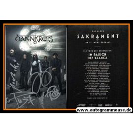 Autogramme Rock | BANNKREIS | 2018 "Sakrament" (Gruppenbild SW)