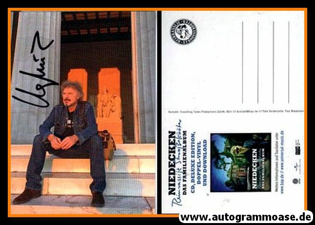 Autogramm Rock | Wolfgang NIEDECKEN | 2017 "Das Familienalbum"