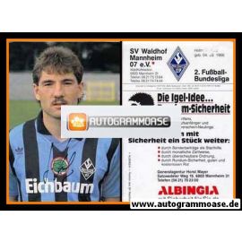 Autogramm Fussball | SV Waldhof Mannheim | 1990 | Lutz HOFMANN