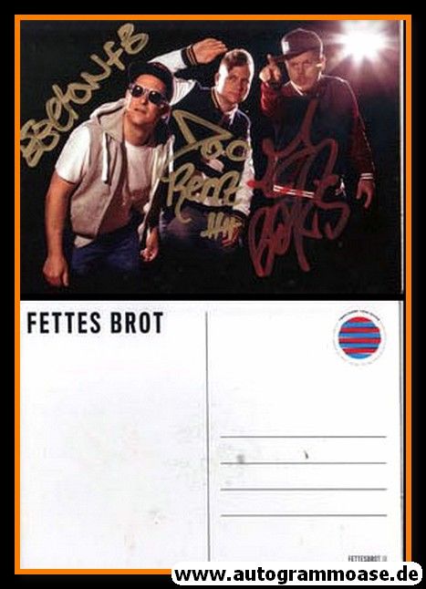 Autogramme Rap | FETTES BROT | 2015 "Teenager Vom Mars" (Gruppenbild Color)