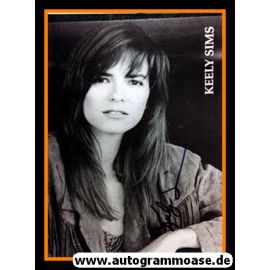 Autogramm Film (USA) | Keely SIMS | 1990er Foto (Portrait SW)