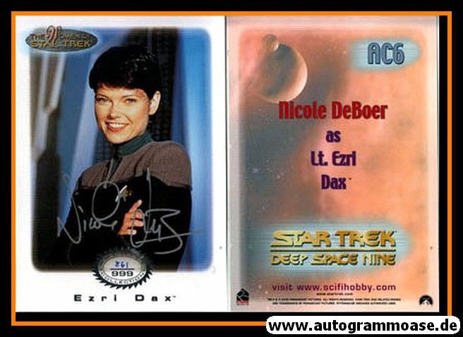Autogramm Film (Kanada) | Nicole DE BOER | 2000 (Women Of Star Trek) Ezri Dax