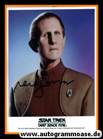 Autogramm Film (USA) | Rene AUBERJONOIS | 1998 Foto "Star Trek" (Odo)
