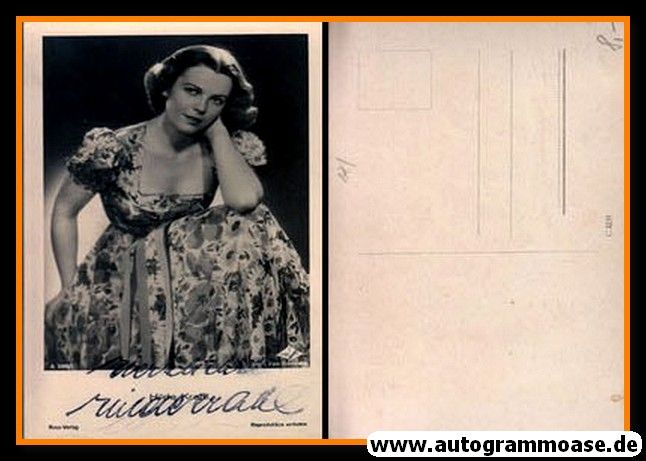 Autogramm Schauspieler | Hilde KRAHL | 1930er (Portrait SW) Ross 3386-1