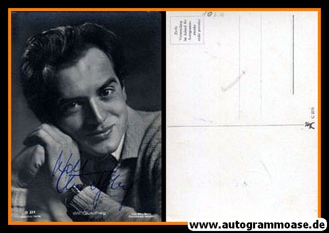 Autogramm Schauspieler | Will QUADFLIEG | 1930er (Portrait SW) FFV G224