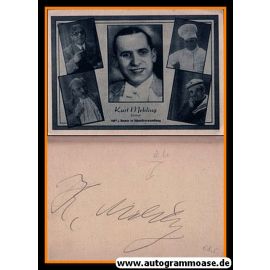 Autogramm Schauspieler | Kurt MEHLING | 1930er (Collage SW)