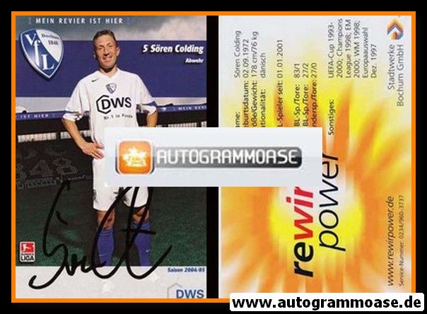 Autogramm Fussball | VfL Bochum | 2004 | S&ouml;ren COLDING