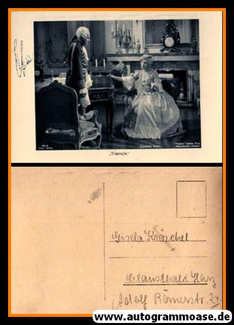Autogramm Schauspieler | Theodor LOOS | 1932 "Trenck" Ross 164-2 (Filmszene SW)