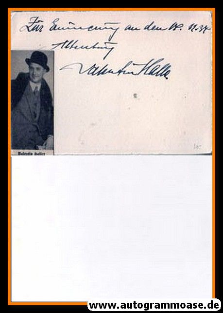 Autograph Klassik | Valentin HALLER | 1930er
