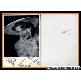 Autogramm Schauspieler | Martha MARBO | 1940er (Portrait SW)