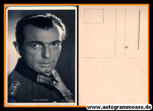 Autogramm Schauspieler | Karl MARTELL | 1940er (Portrait SW) Ross A3278-1