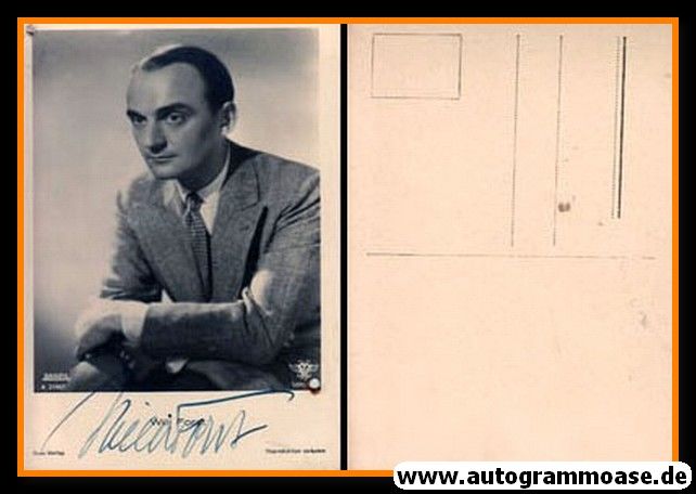 Autogramm Schauspieler | Willi FORST | 1930er (Portrait SW) Ross A2749-1